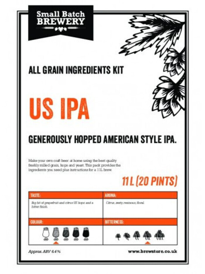 US IPA 11L All Grain Beer Kit