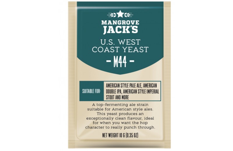 Mangrove Jack’s M44 West Coast Ale Yeast sachet