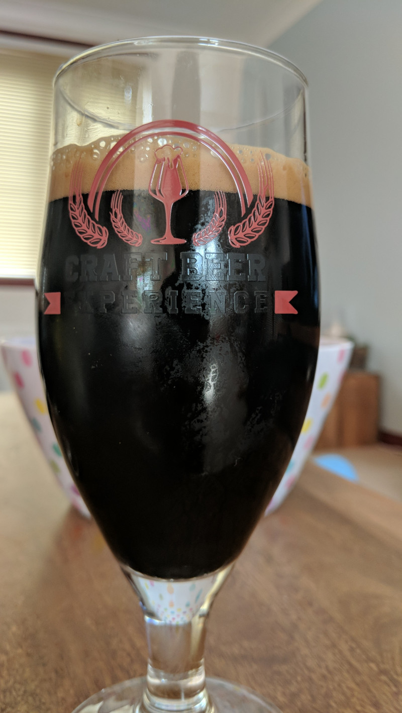 Photo of my first or perhaps second Imperial Stout